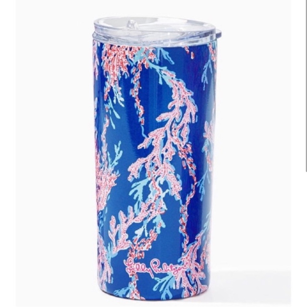 NWT Lilly Pulitzer slim tumbler- swim on over
